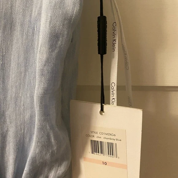 Calvin Klein Light Blue Sleeveless Dress - Picture 4 of 4